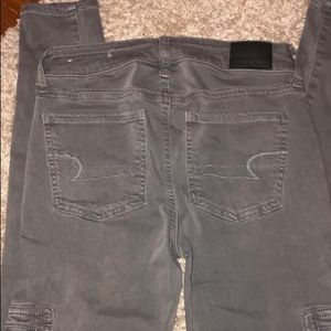 american eagle high rise jegging cargo